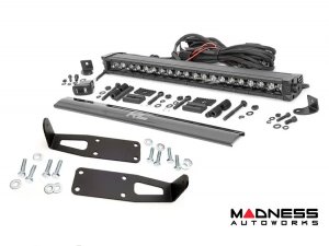 Dodge RAM 2500 Lighting Upgrade - Front Bumper Mount - 4WD - Black Series w/ White DRL Dodge RAM 2500 Lighting Upgrade - Front Bumper Mount - 4WD - Black Series w/ White DRL